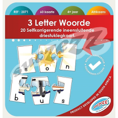 3 (DRIE) LETTER WOORDE (PUZZLE CUT)  3 (DRIE) LETTER WOORDE (PUZZLE CUT)